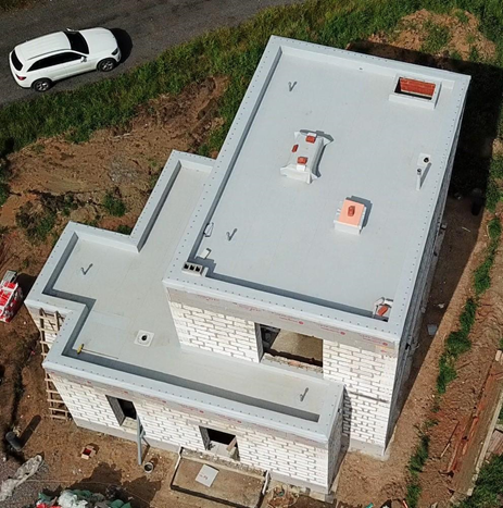 Газобетонный дом с плоской крышей: преимущества новой конструкции для комфортной жизни